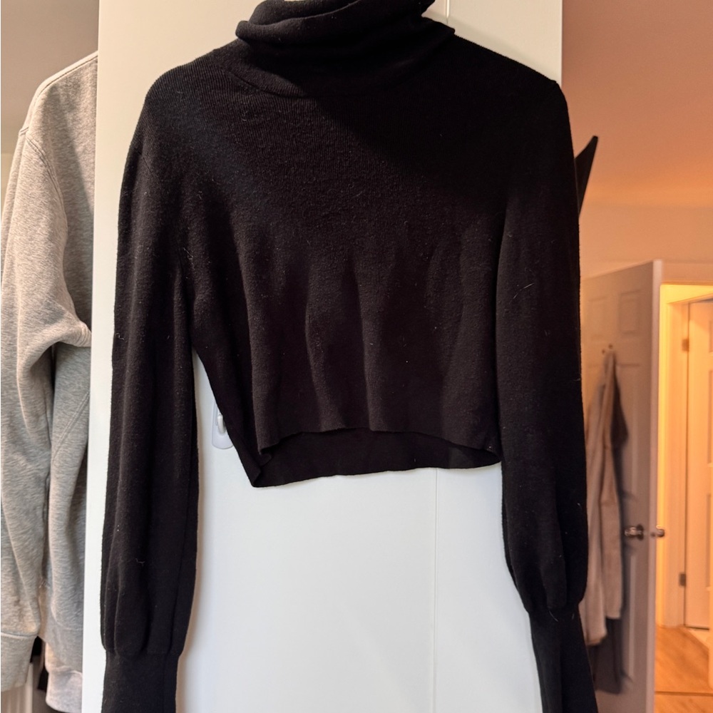 Cropped turtle neck - Picture 2 of 3